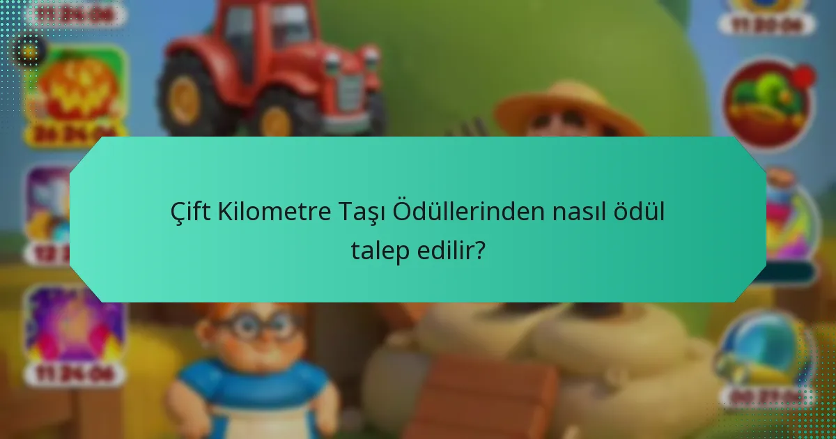 Çift Kilometre Taşı Ödüllerinden nasıl ödül talep edilir?