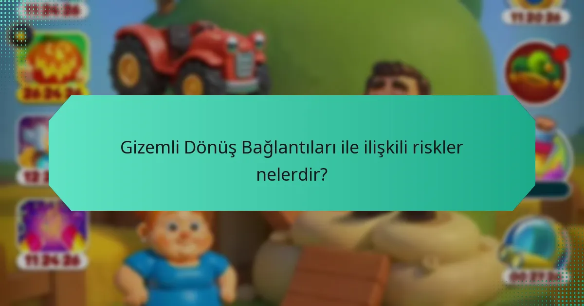 Gizemli Dönüş Bağlantıları ile ilişkili riskler nelerdir?