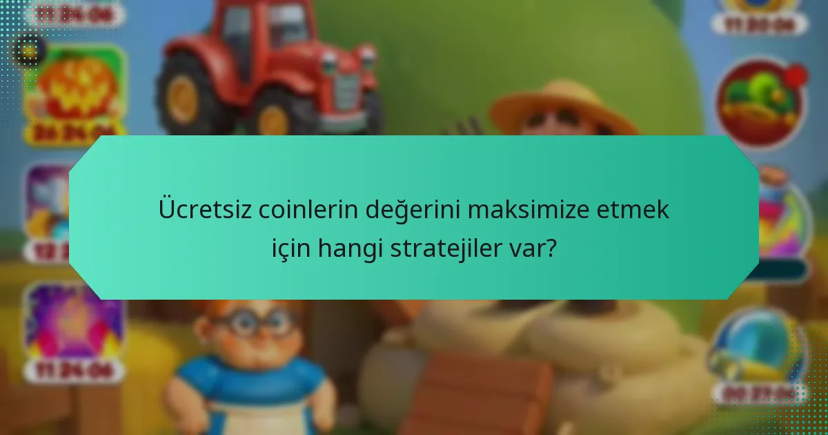 Ücretsiz coinlerin değerini maksimize etmek için hangi stratejiler var?